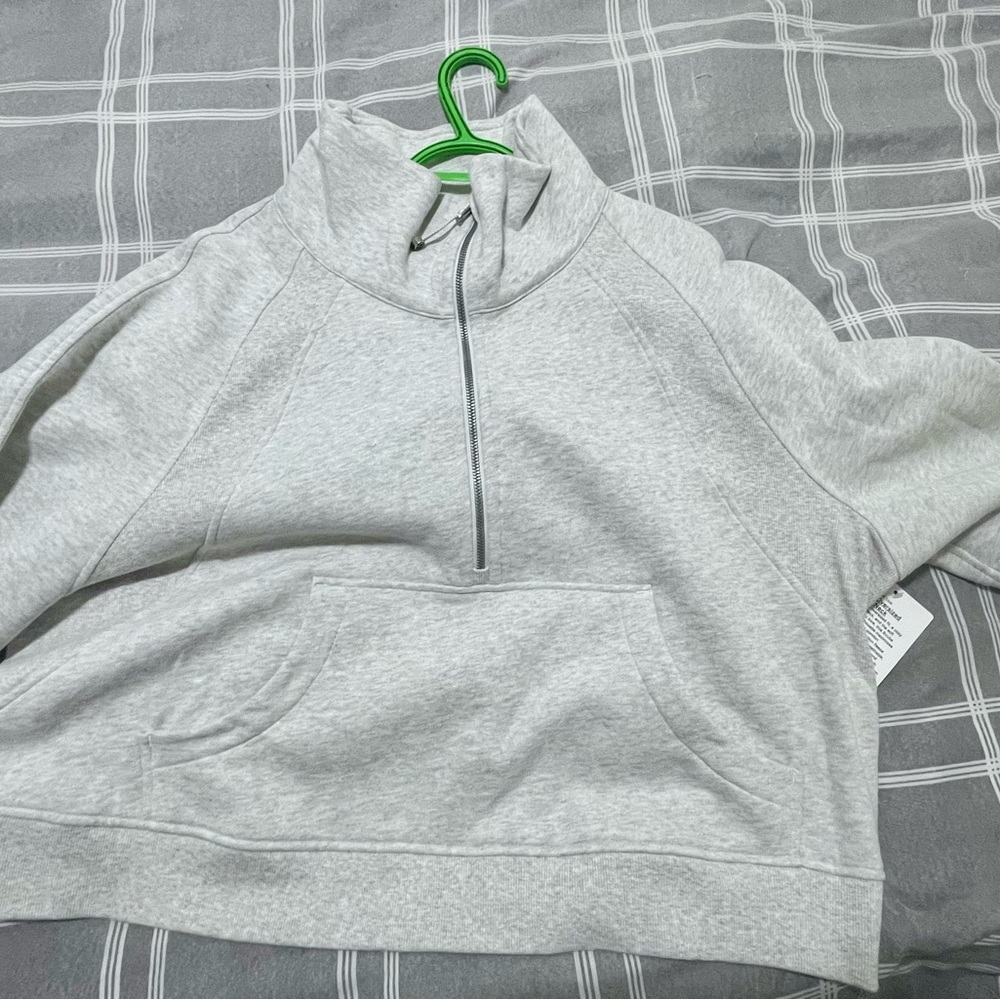 lululemon athletica Gray Crew Neck Sweater